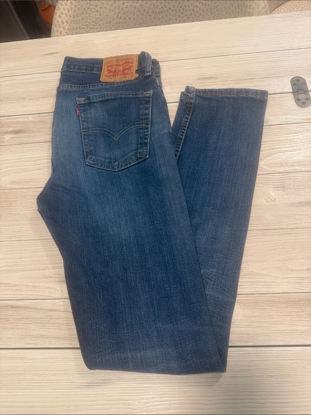 Levi's Men's Dark Blue Straight Jeans
